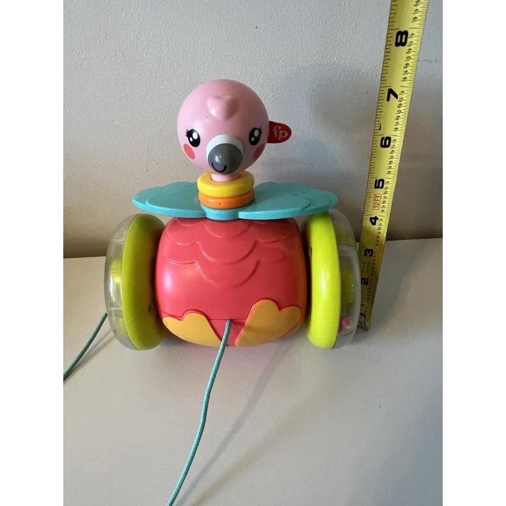 Fisher Price Paradise‎ Pals Pull Along Flamingo- Ages 12+ months